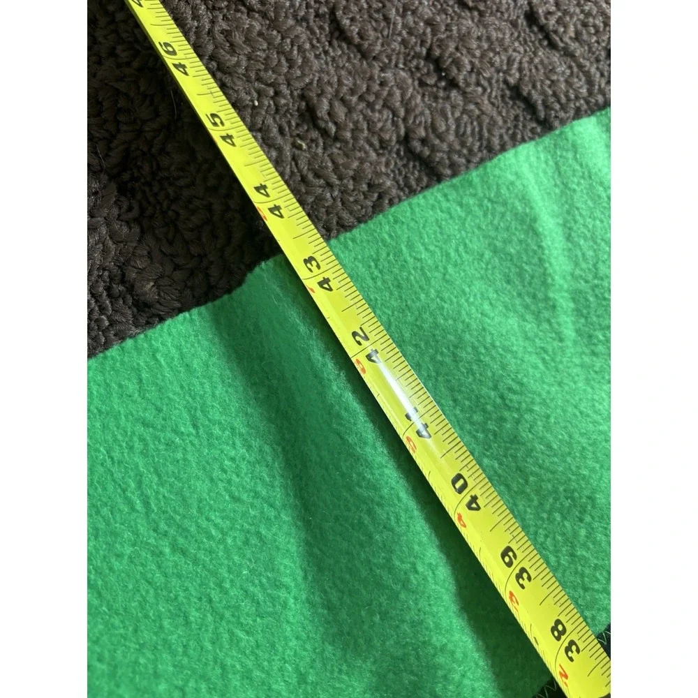 Handmade John Deere Fleece Baby Crib Blanket Green 43
